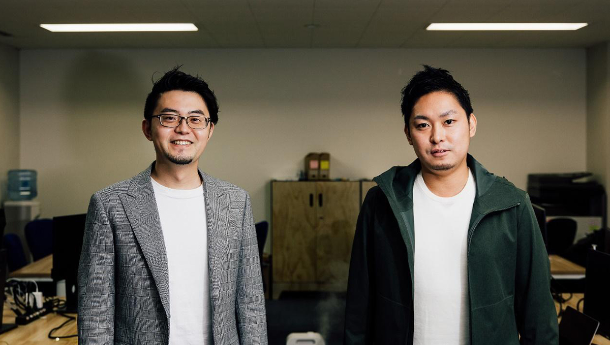 左は田口 雄介さん、右は共同創業者の取締役CTO川崎 文洋さん