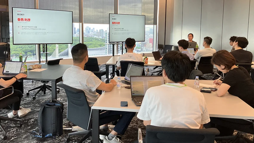 A mentor introduction session